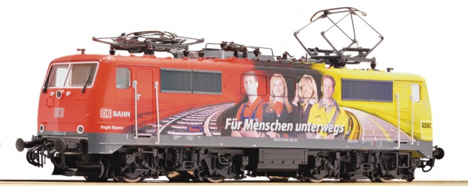 Electric locomotive BR 111 "ADAC"<br /><a href='images/pictures/Roco/169875.jpg' target='_blank'>Full size image</a>